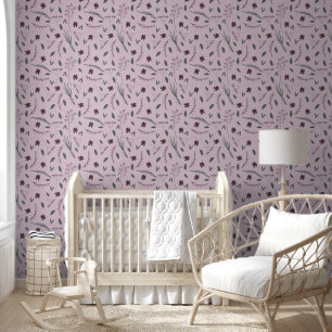 Papel Pintado patrón floral