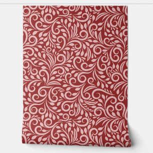 Papel Pintado Patrón floral abstracto