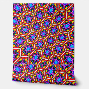 Papel Pintado Patrón floral abstracto elegante