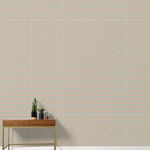 Papel Pintado Patrón floral de resorte gris neutro