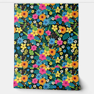 Papel Pintado Patrón floral de vibrante Ditsy-43785