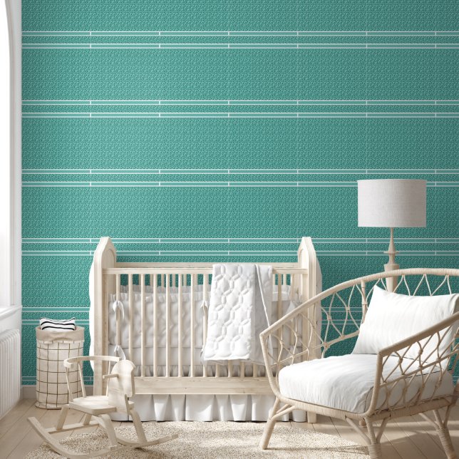 Papel Pintado Patrón Floral Rústico Elegante (Niños)