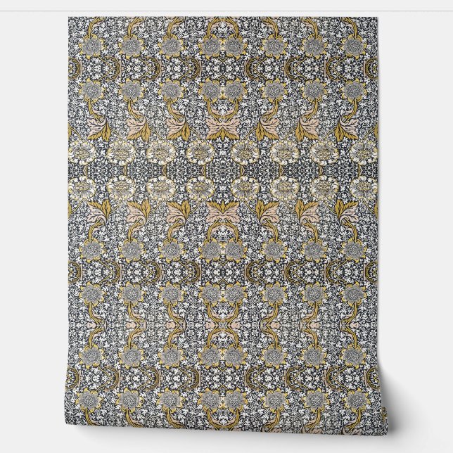 Papel Pintado Patrón floral - William Morris (Desenrollar)