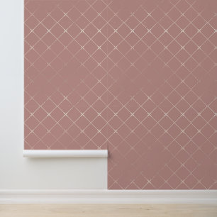 Papel Pintado Patrón geométrico brillante elegante de lujo