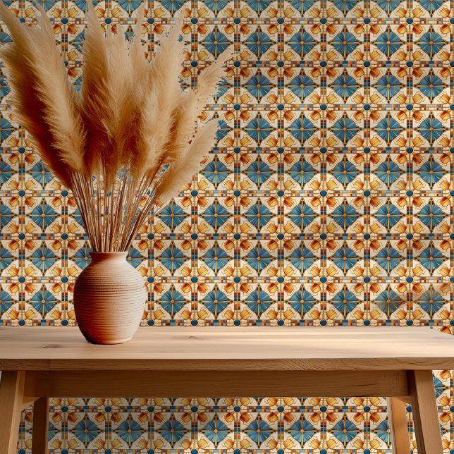 Papel Pintado Patrón geométrico de mosaico marroquí#1 Id. de oro (Subido por el creador)