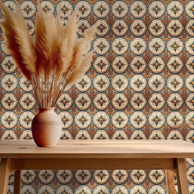 Papel Pintado Patrón geométrico de mosaico marroquí#2 Id. de oro (Subido por el creador)