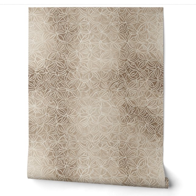 Papel Pintado Patrón geométrico escandinavo (Desenrollar)