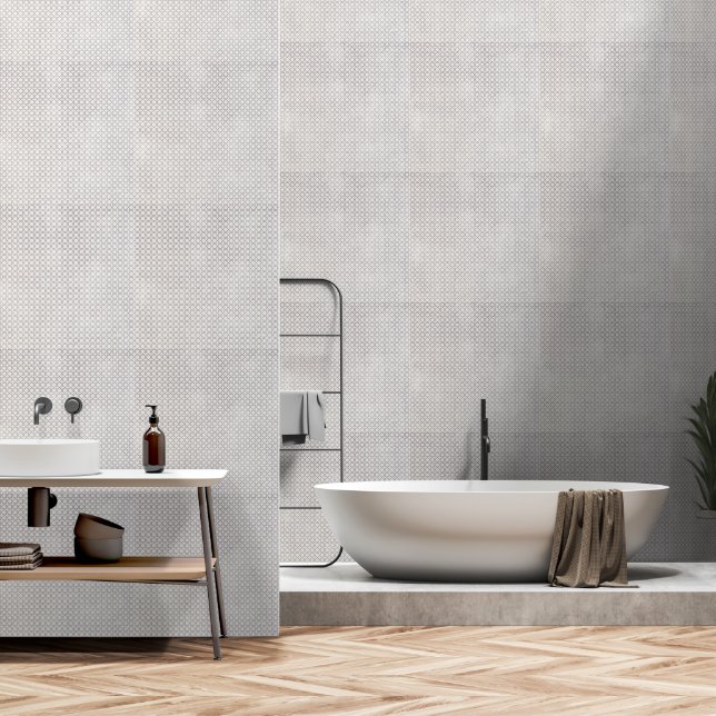Papel Pintado Patrón geométrico islámico beige (Baño)