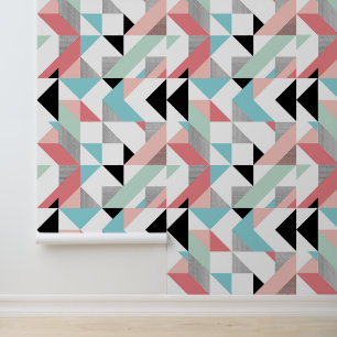 Papel Pintado Patrón geométrico moderno