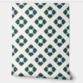 Papel Pintado Patrón geométrico moderno en colores inspirados en