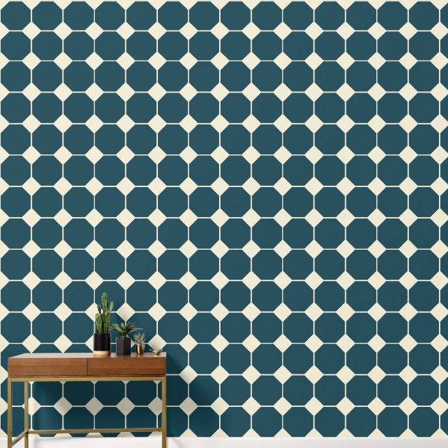 Papel Pintado Patrón hexagonal (Pasillo)