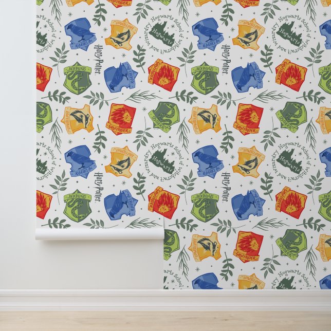 Papel Pintado Patrón Hogares Magical Herbology HOGWARTS™ (Solicitud)