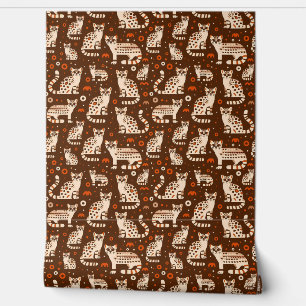 Papel Pintado Patrón Ocelot