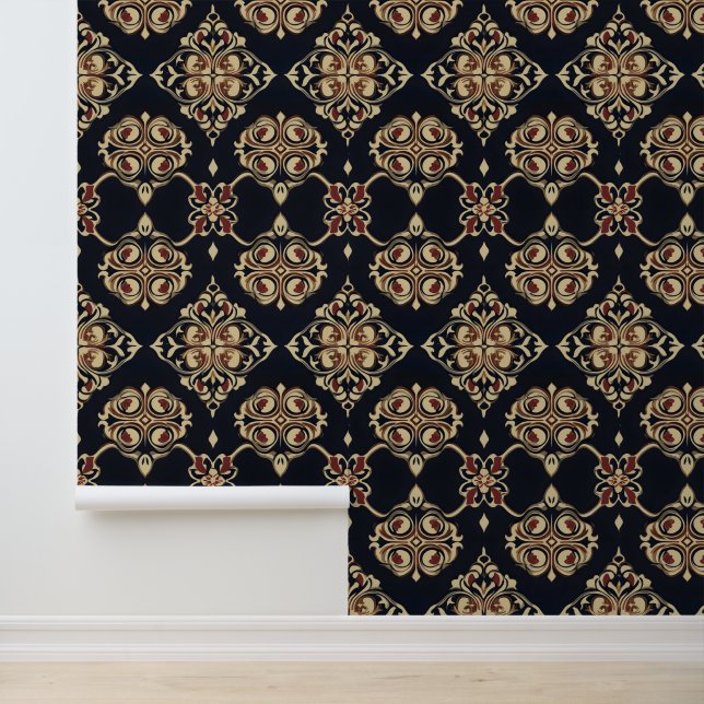 Papel Pintado Patrón ornamental elegante (Solicitud)