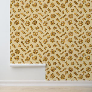 Papel Pintado Patrón Pretzel