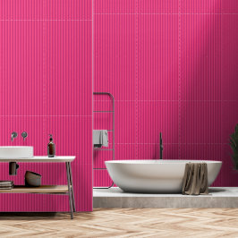 Papel Pintado Patrón rayado rosado vertical impactante moderno