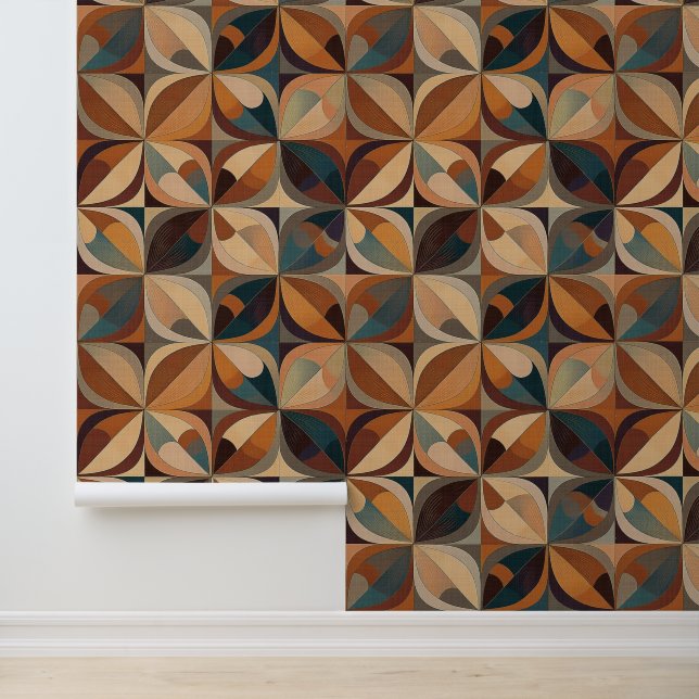 Papel Pintado Patrón retro de 70 (Solicitud)