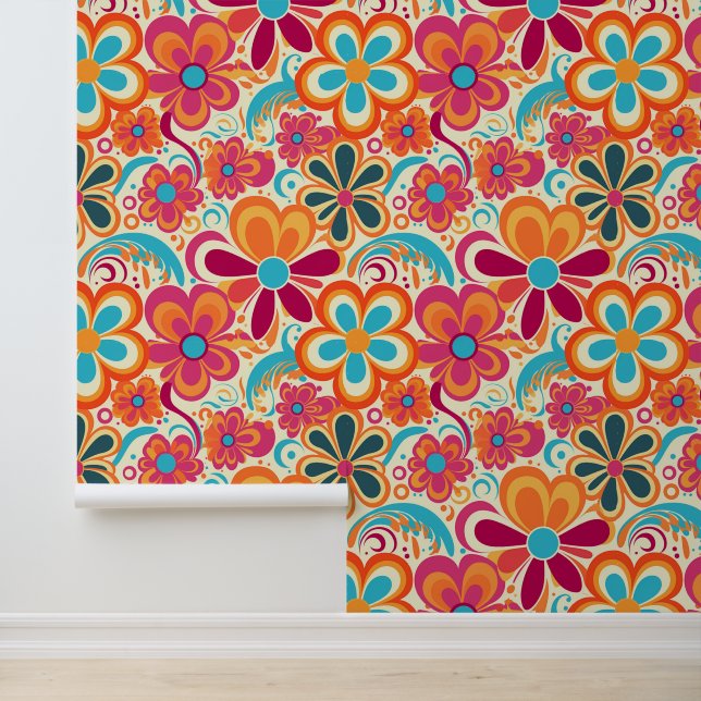 Papel Pintado Patrón retro de baldosas de Guay (Solicitud)