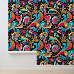 Papel Pintado Patrón retro de baldosas de Guay