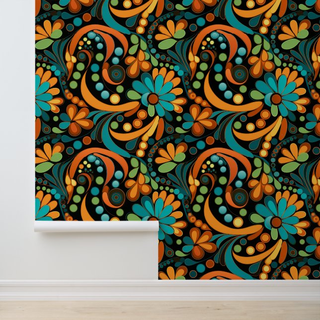 Papel Pintado Patrón retro de baldosas de Guay (Solicitud)