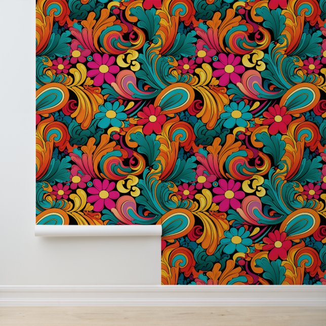 Papel Pintado Patrón retro de baldosas de Guay (Solicitud)