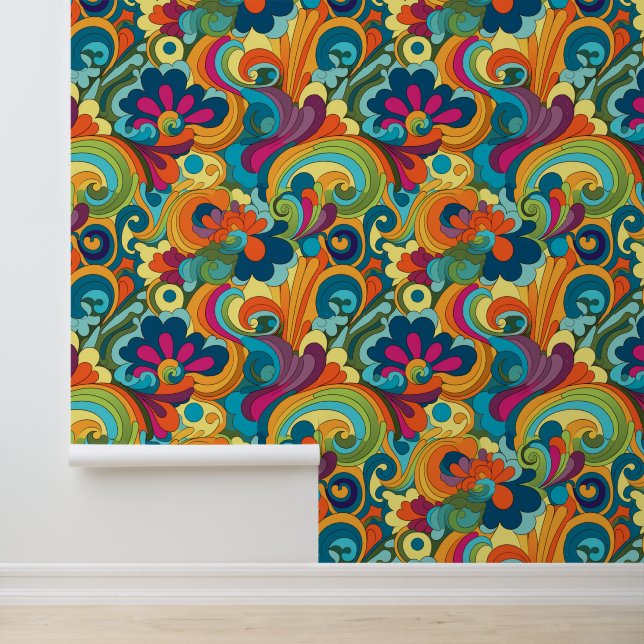 Papel Pintado Patrón retro de baldosas de Guay (Solicitud)