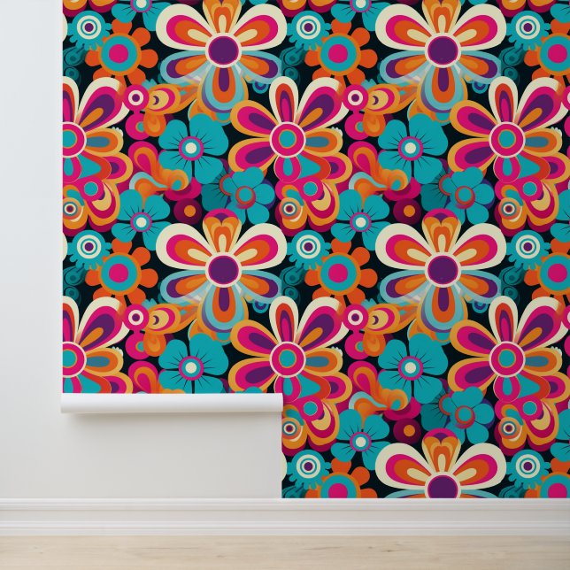Papel Pintado Patrón retro de baldosas de Guay (Solicitud)