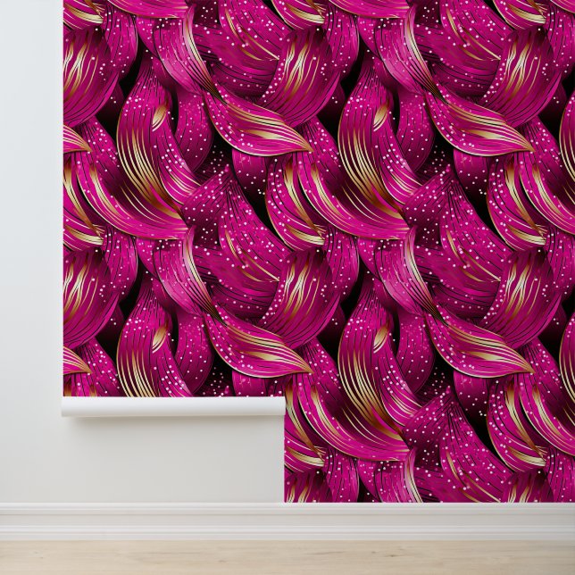 Papel Pintado Patrón rosa de azulejos de Guay (Solicitud)