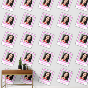 Papel Pintado Patrón rosa fotográfico personalizado elegante