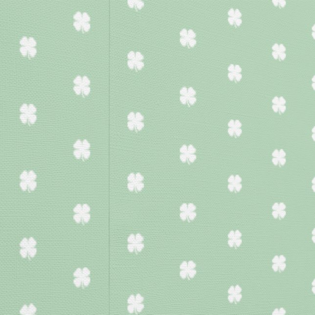 Papel Pintado Patrón Rústico Moderno Sage Green Small Clover (Costura)
