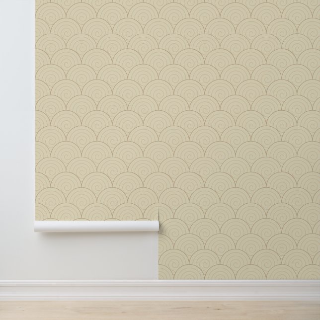 Papel Pintado Patrón Seigaiha (Solicitud)