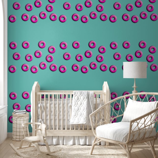 Papel Pintado Patrón sin soldadura DONUTS 2 (Niños)