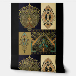 Papel Pintado Patrón textil Art Nouveau Christopher dresser