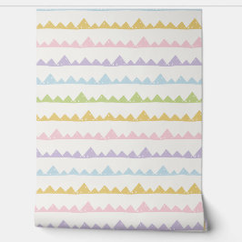 Papel Pintado Patrón Triangel divertido