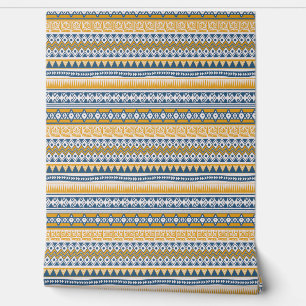 Papel Pintado Patrón tribal azteca