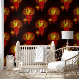 Papel Pintado Patrones chinos tradicionales - Patrón sin foco 1