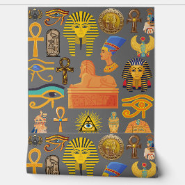 Papel Pintado Pattern Symbol Ancient Egyptian Hieroglyphic