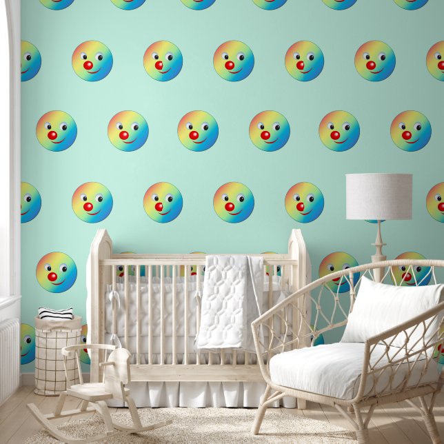 Papel Pintado Payaso sonriente (Niños)