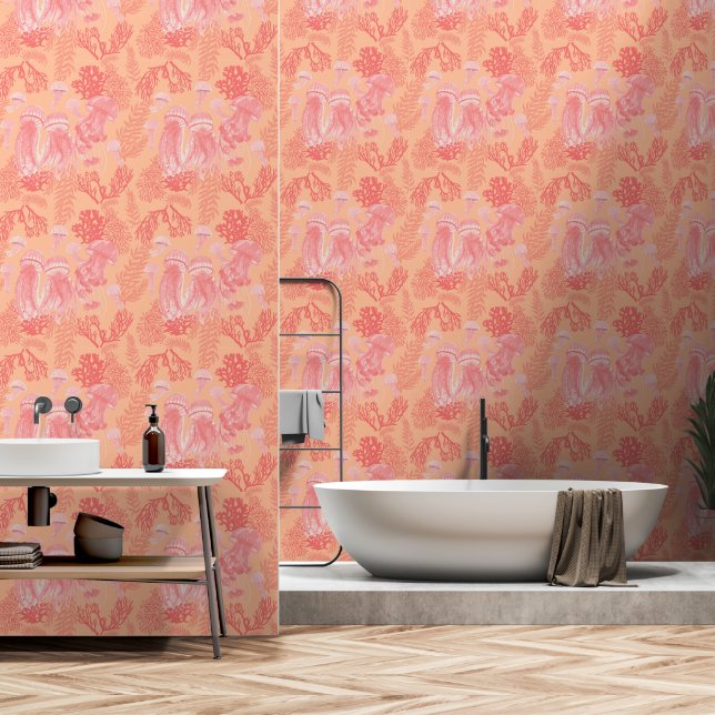 Papel Pintado Peach Fuzz (Baño)