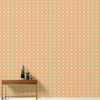Papel Pintado Peach & Mint Oriental Tile - Boho cálido