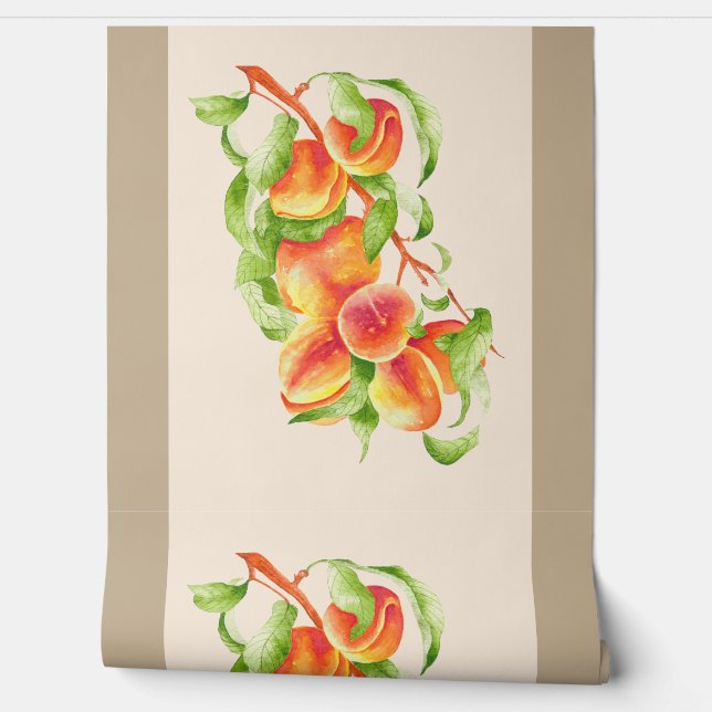 Papel Pintado 'Peach Paradise' en un  (Desenrollar)