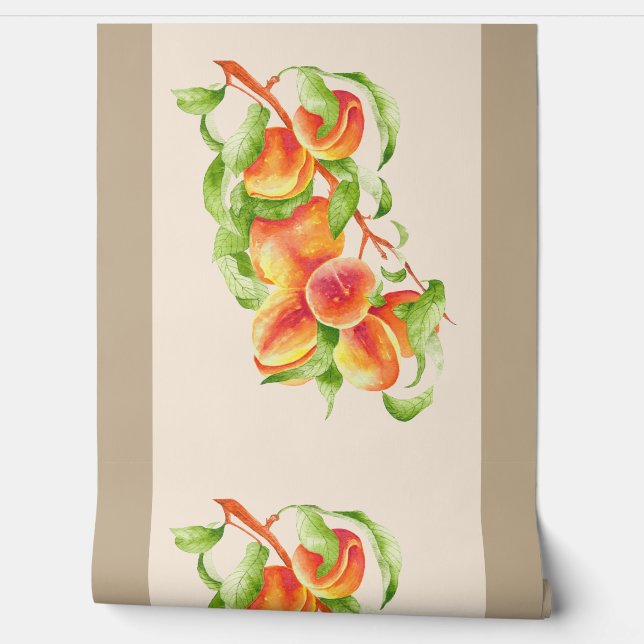 Papel Pintado 'Peach Paradise' on a  (Desenrollar)