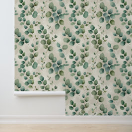 Papel Pintado Peel y Stick Eucalyptus deja botánico