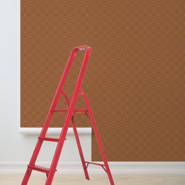 Papel Pintado Peel y Stick Wallpaper Naranja Purple Brown Graph (Peel and Stick Wallpaper Orange Purple Brown Graph Wallpaper)