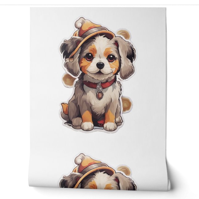 Papel Pintado Pegatinas de un solo perro (Desenrollar)