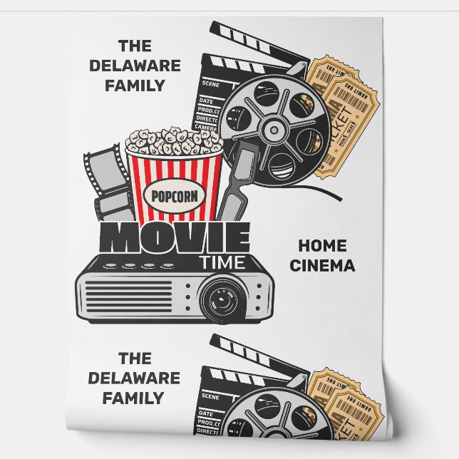 Papel Pintado Película de texto personalizado / cine (Desenrollar)