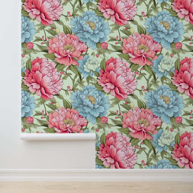 Papel Pintado Peonies de Taiwán