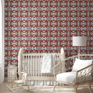 Papel Pintado Pequeña estrella roja