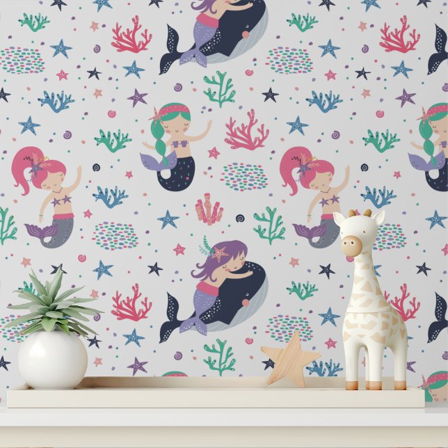 Papel Pintado Pequeñas sirvientas Patrón de niños de Chicas mode (Subido por el creador)
