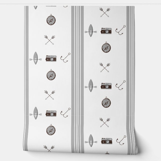 Papel pintado pequeño aventurero (Desenrollar)